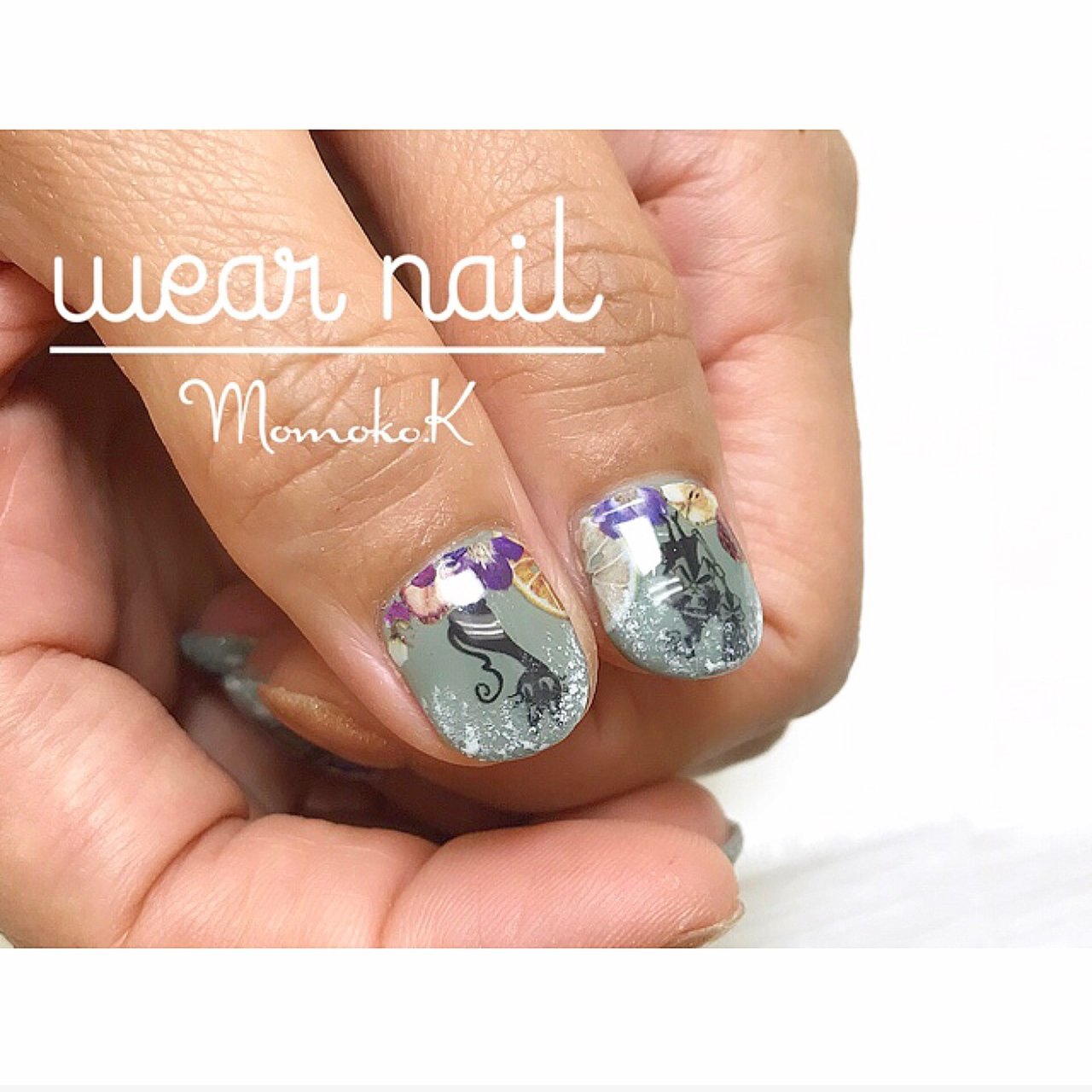 秋 ハロウィン ハンド ラメ ワンカラー New Nail Me ニューネイルミー 江田ももこのネイルデザイン No ネイル ブック