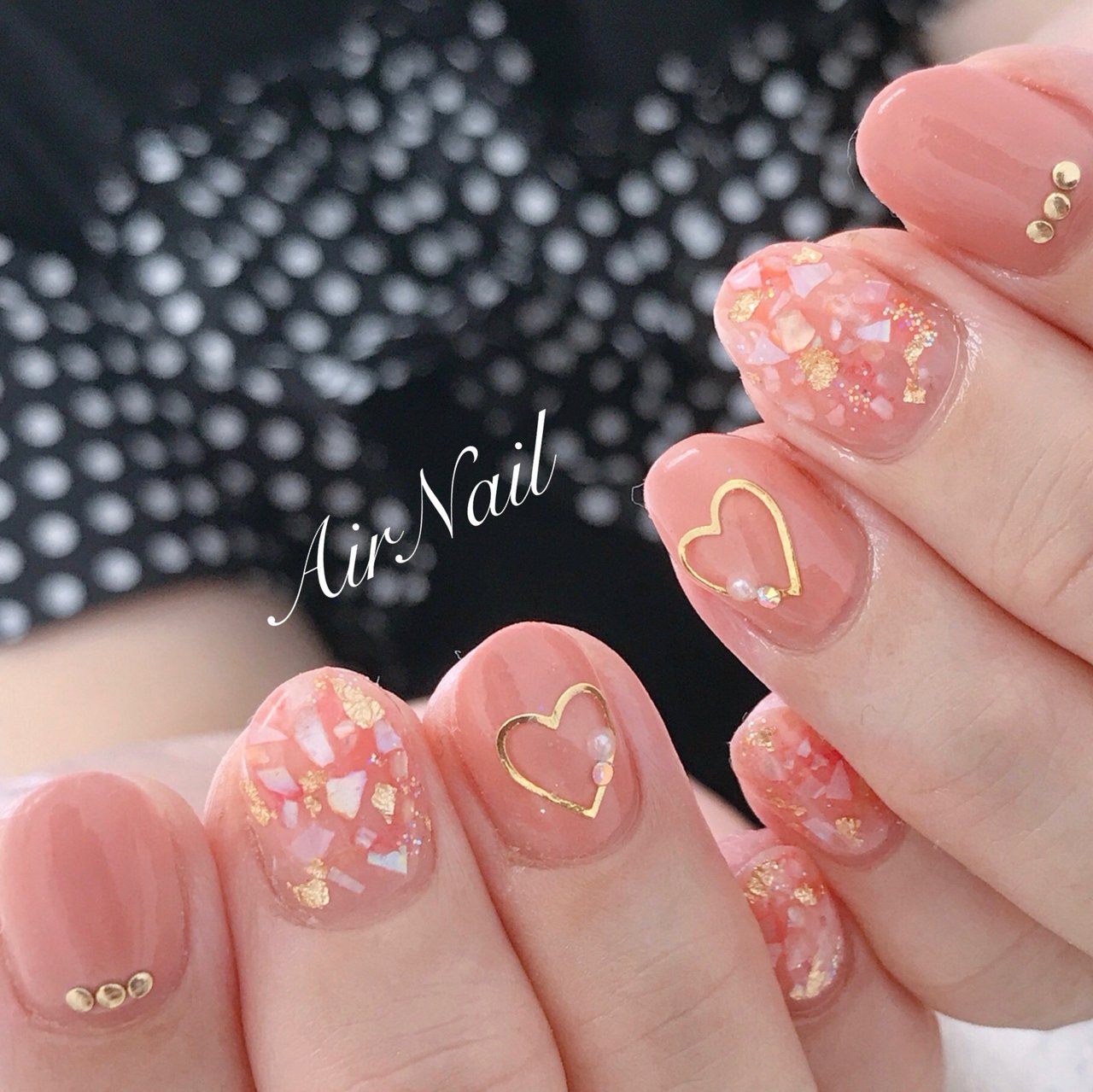 秋 オールシーズン オフィス ブライダル ハンド Airnail エアーネイル のネイルデザイン No ネイルブック