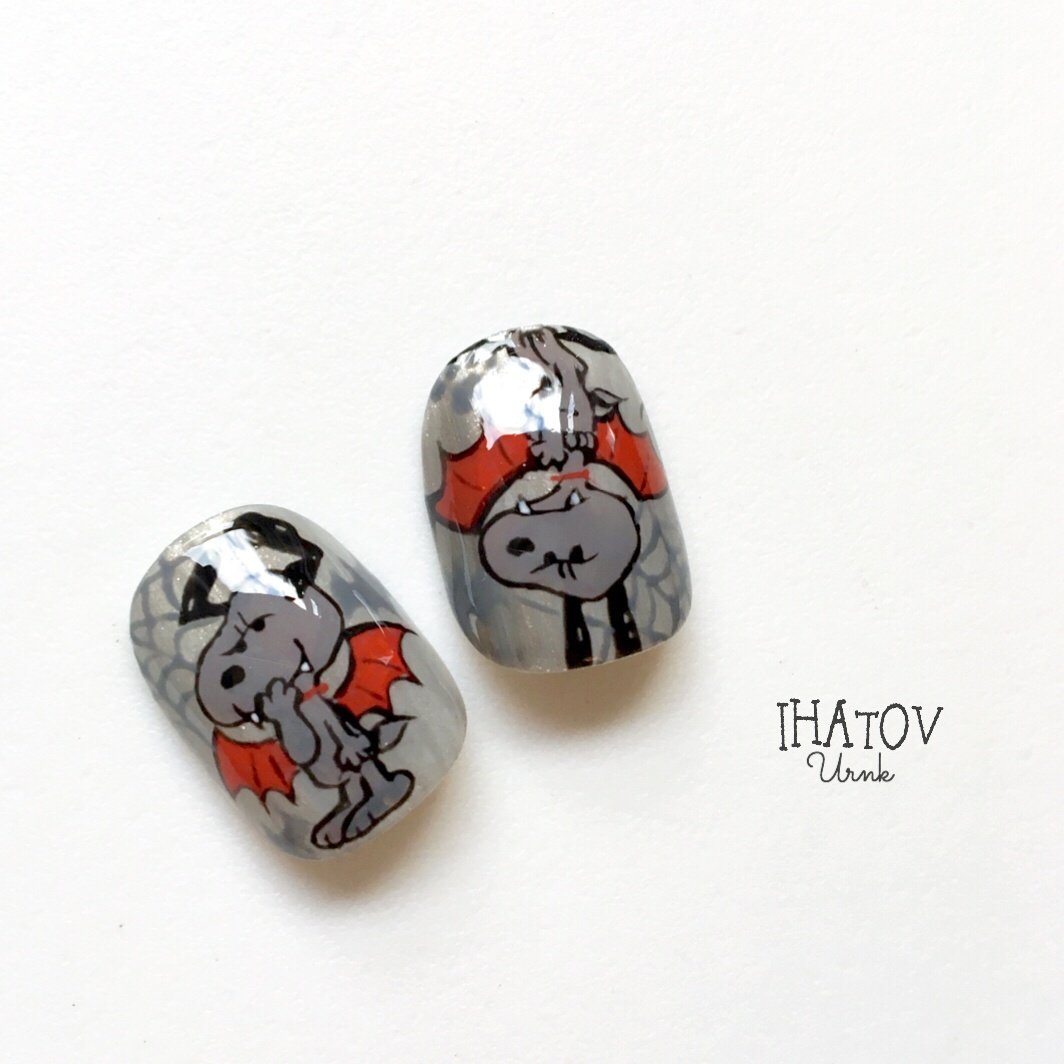 秋 旅行 ライブ ハロウィン ハンド Ihatov Nailarts のネイルデザイン No ネイルブック