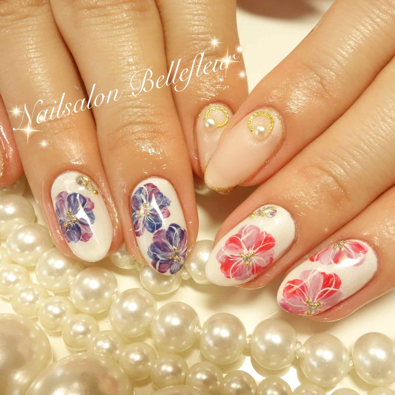 秋 冬 オールシーズン ブライダル ハンド 秋田nailsalonbellefleur 加藤あさみ のネイルデザイン No ネイル ブック