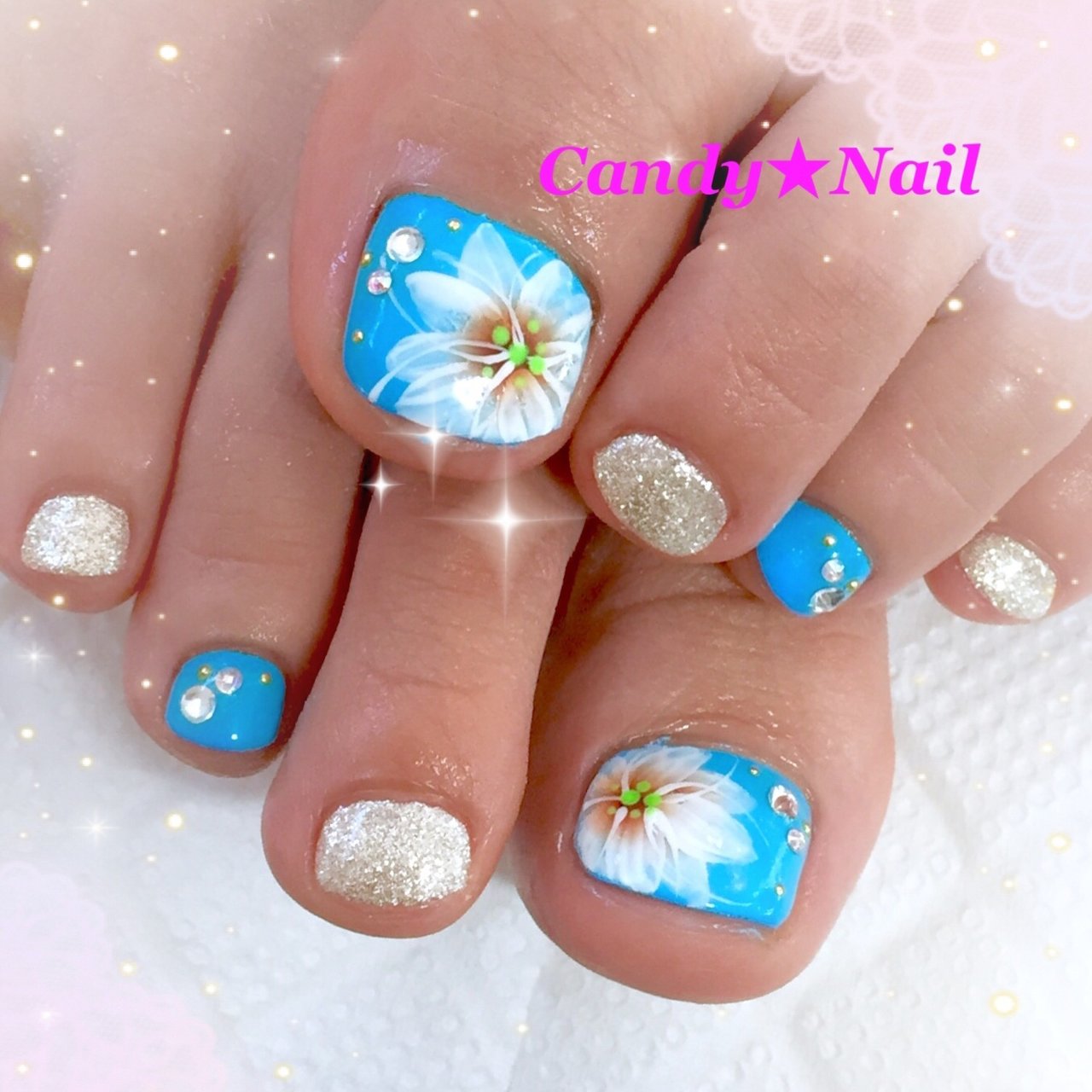 オールシーズン 成人式 リゾート ブライダル フット 伊藤千恵のネイルデザイン No ネイルブック