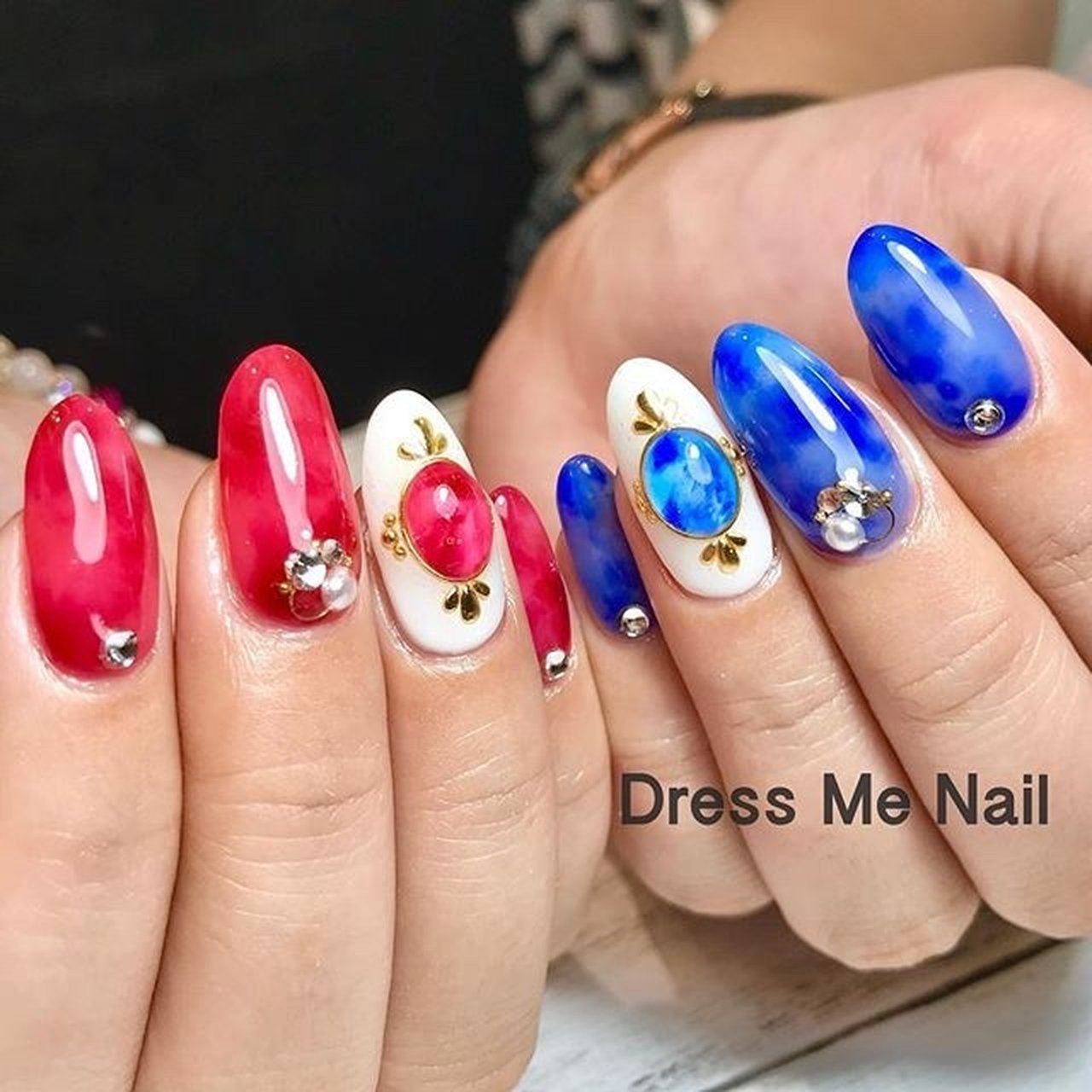 オールシーズン パーティー デート 女子会 ハンド Dress Me Nailのネイルデザイン No ネイルブック