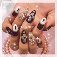 ロック シルバー スカルプチュアのネイルデザイン ネイルブック
