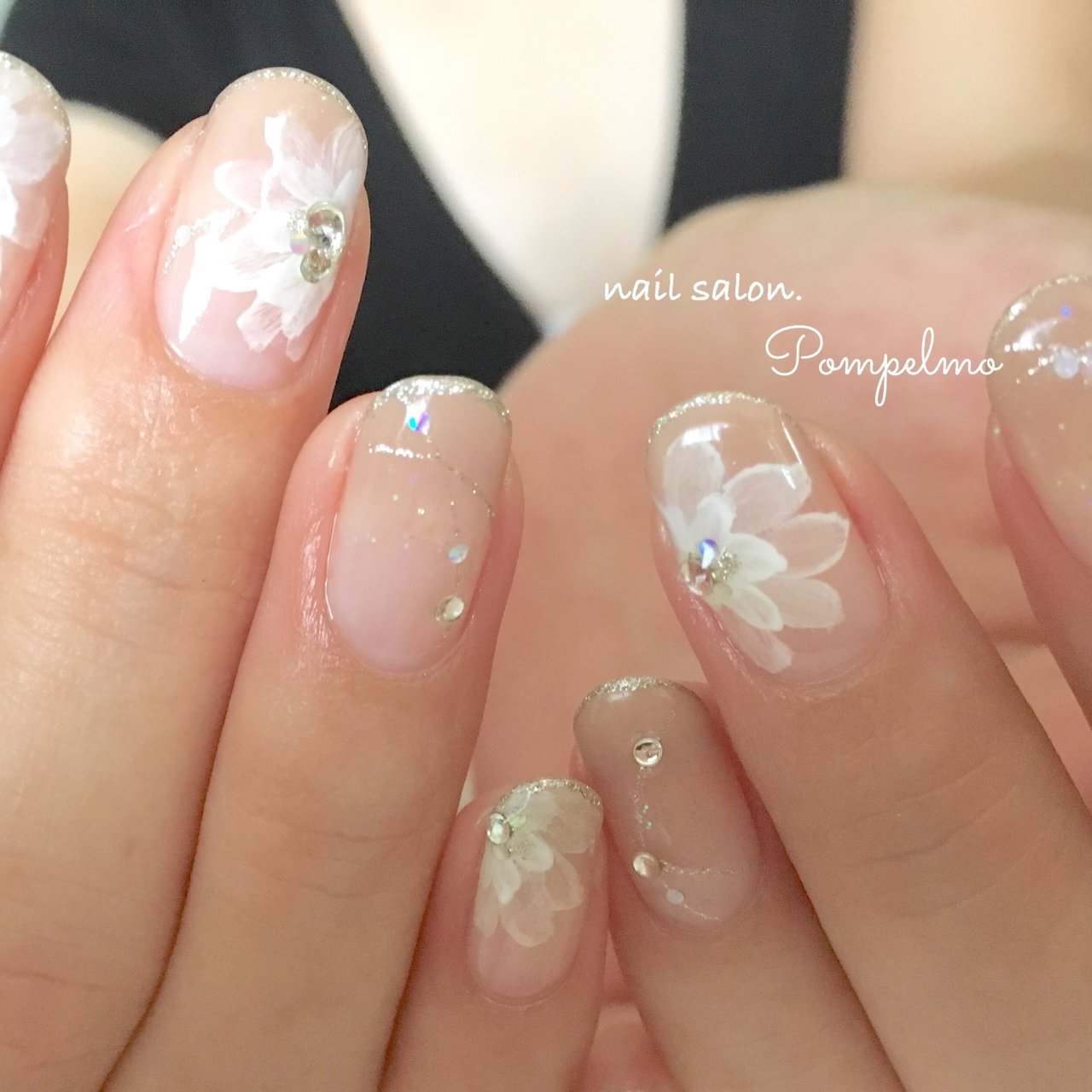 オールシーズン オフィス ブライダル デート ハンド Nailsalonpompelmoのネイルデザイン No ネイルブック