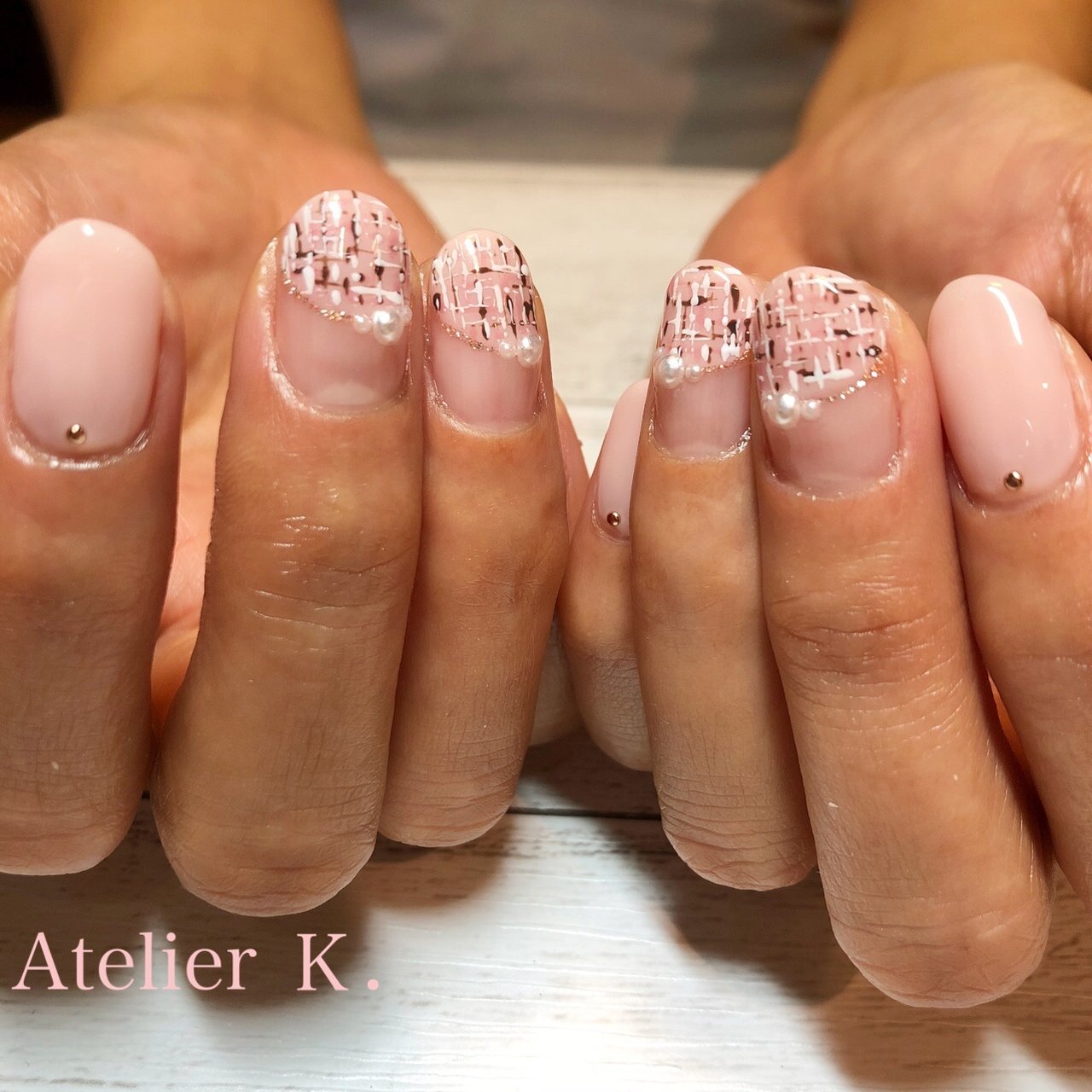 オールシーズン 卒業式 入学式 オフィス ハンド Atelier K 美容室クイール ネイリスト Yukiのネイル デザイン No ネイルブック