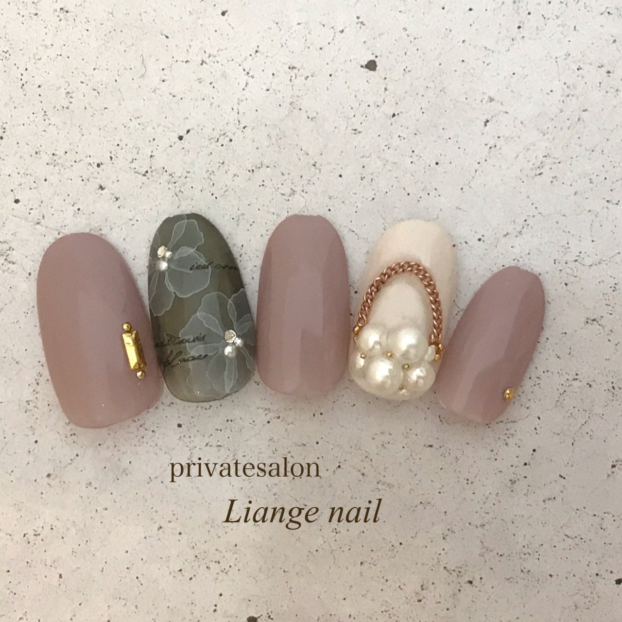 秋 冬 ブライダル ハンド シンプル Liangenailのネイルデザイン No ネイルブック