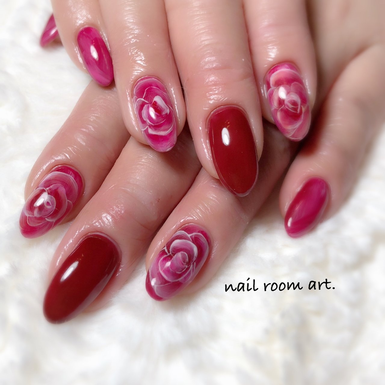 秋 冬 オールシーズン パーティー フラワー Nail Room Art のネイルデザイン No ネイルブック