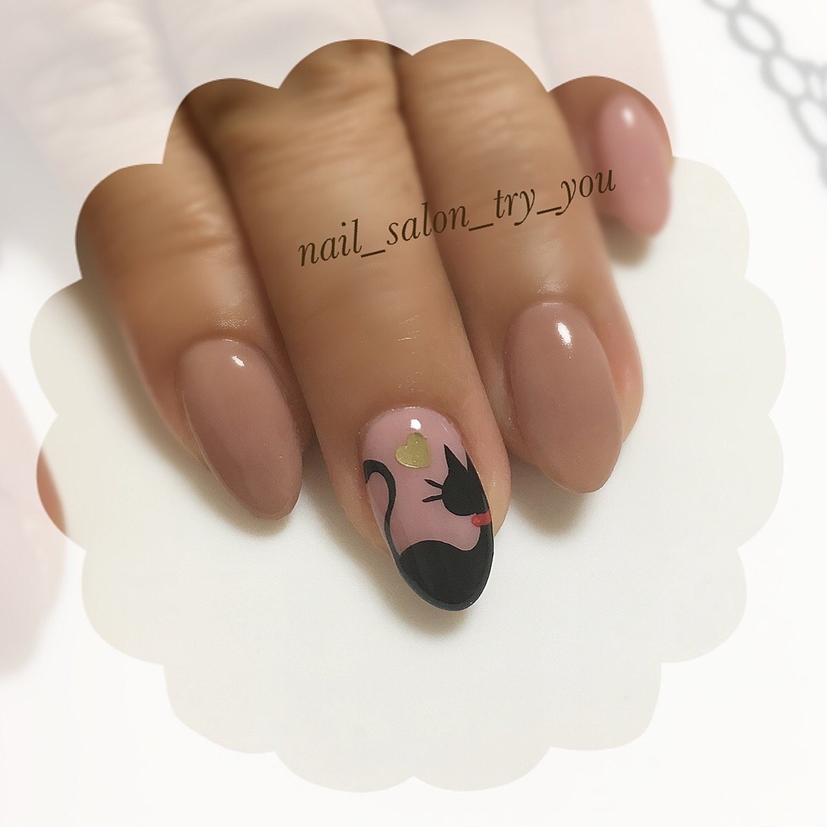 秋 オールシーズン ハロウィン オフィス シンプル Nail Salon Try Youのネイルデザイン No ネイルブック