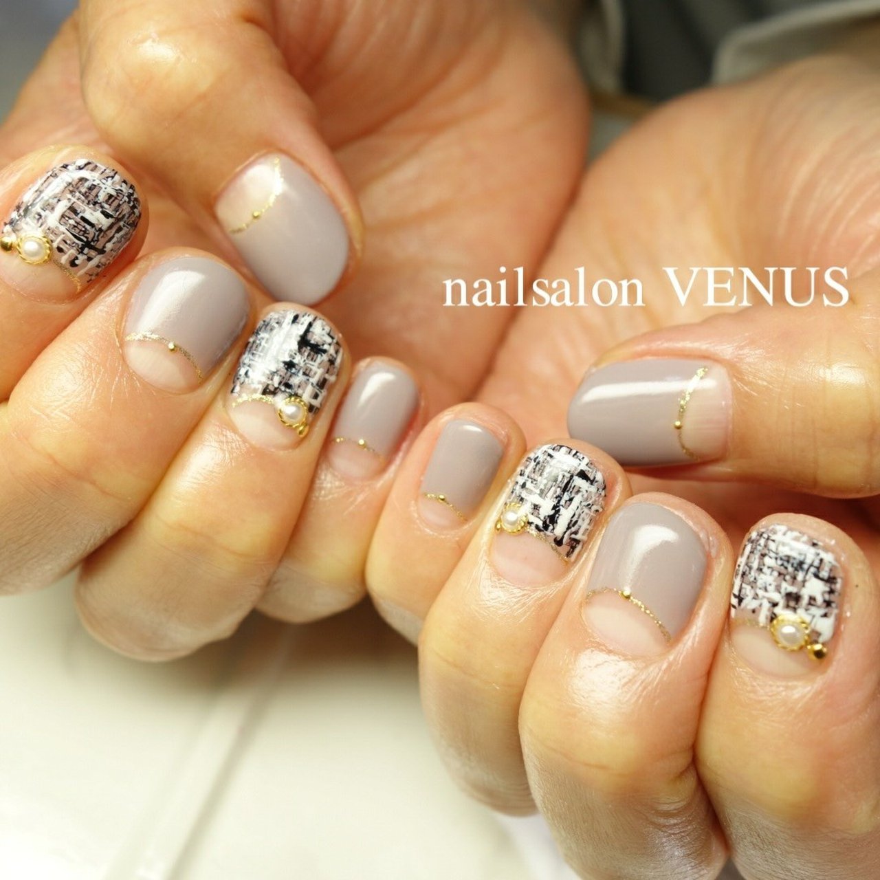 冬 オフィス デート 女子会 ハンド Nailsalon Venusのネイルデザイン No ネイルブック