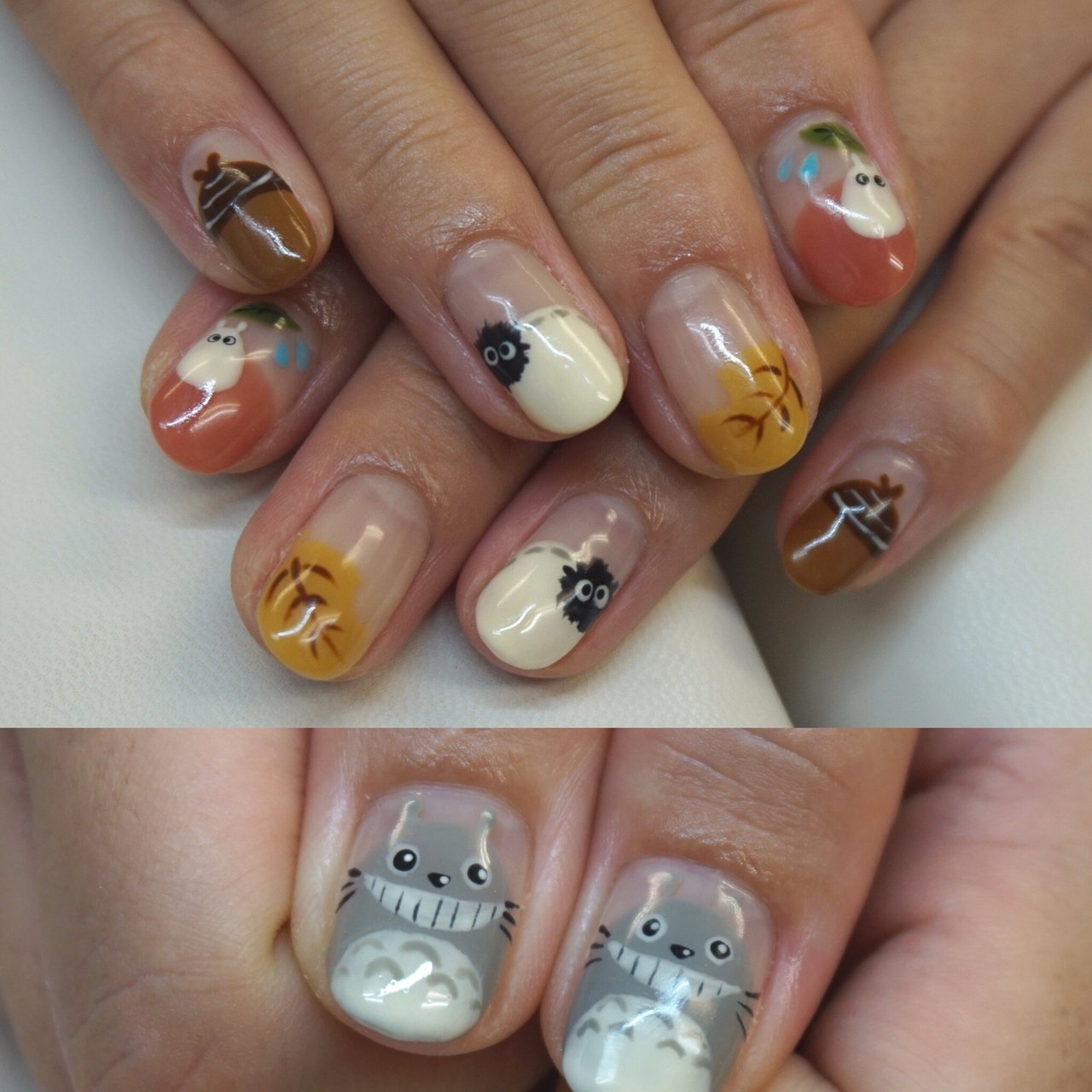 秋 オールシーズン ハンド キャラクター ミディアム Ryoko Oのネイルデザイン No ネイルブック