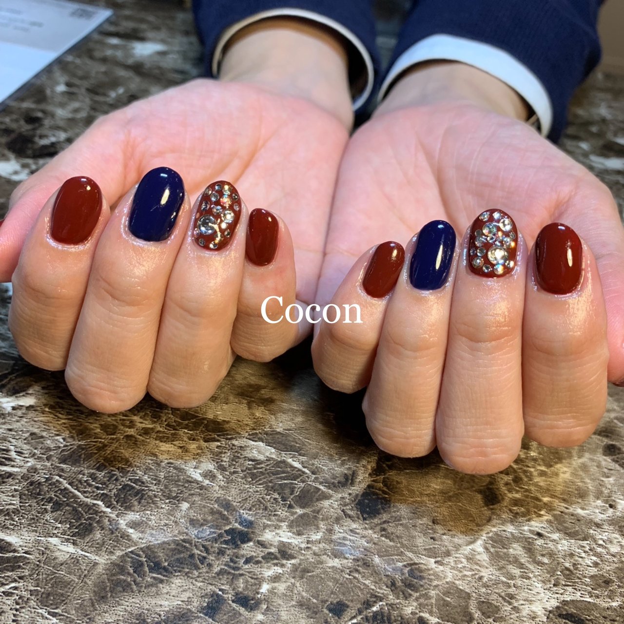 冬 オールシーズン パーティー 女子会 ハンド Cocon Nailのネイルデザイン No ネイルブック