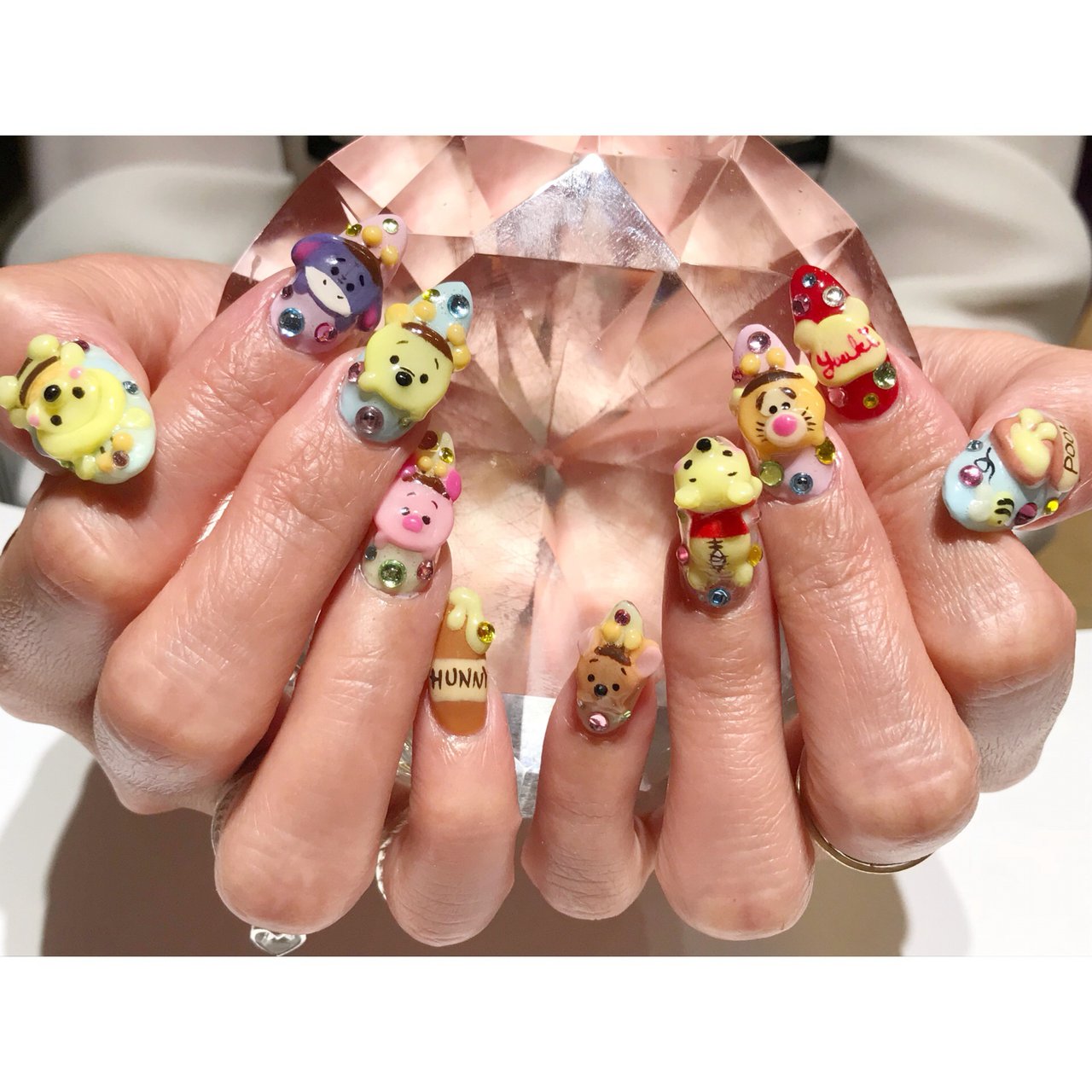 春 オールシーズン 女子会 ハンド キャラクター Yun のネイルデザイン No ネイルブック