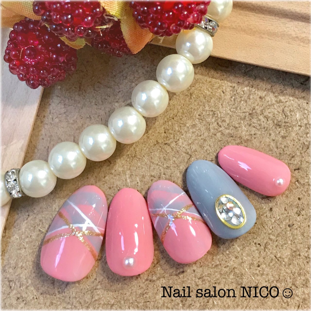 秋 冬 デート 女子会 ネイルチップ Nail Salon Nico のネイルデザイン No ネイルブック