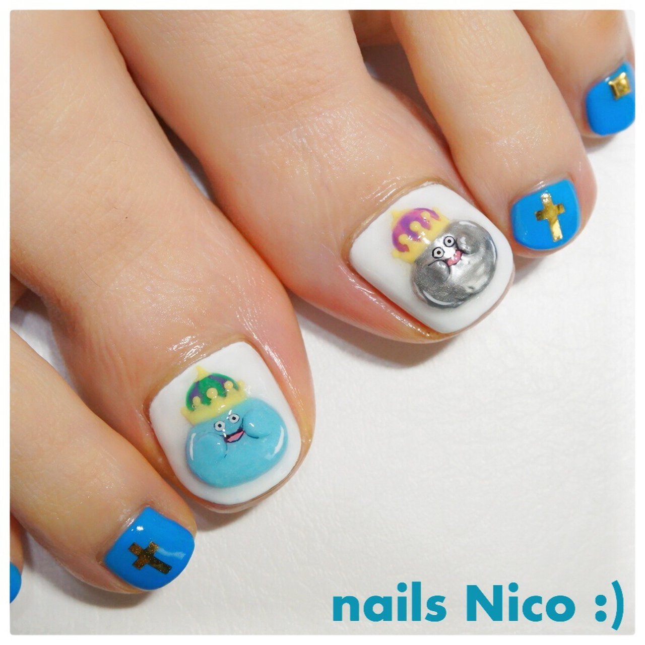 夏/オールシーズン/リゾート/フット/痛ネイル - sakiのネイルデザイン