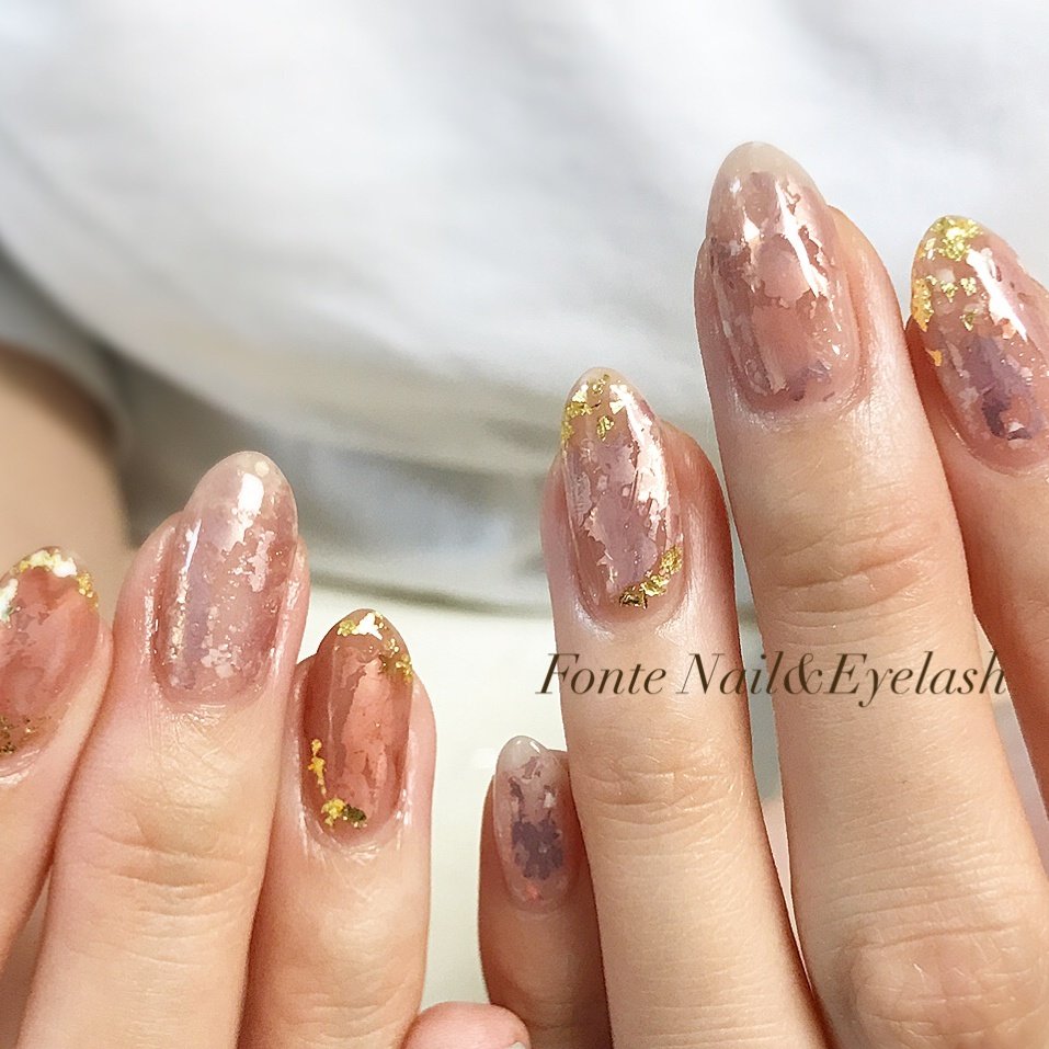 オールシーズン お正月 ブライダル ハンド アンティーク Fonte Beauty Nailsのネイルデザイン No ネイルブック