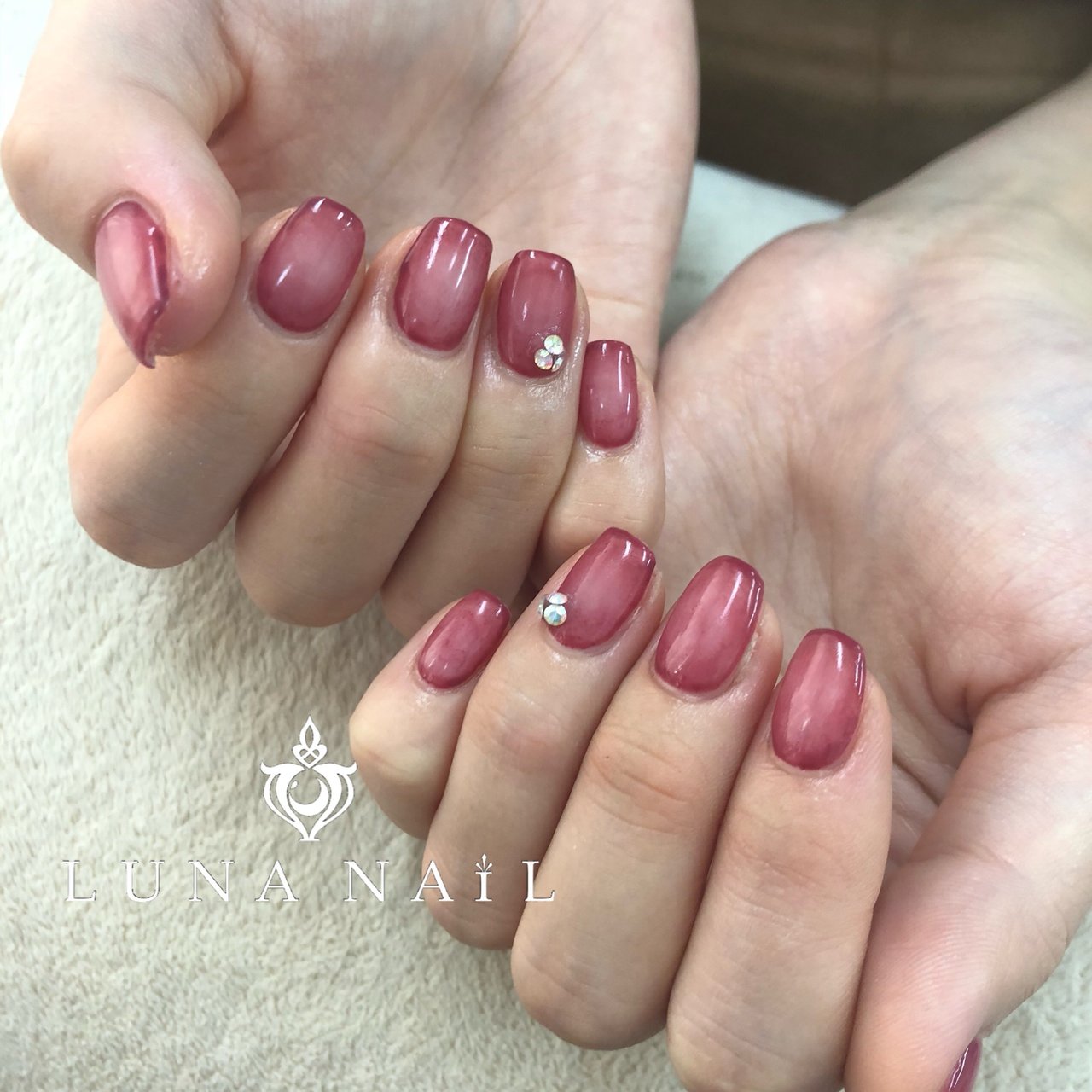 秋 成人式 ハンド シンプル グラデーション Luna Nail 133162のネイルデザイン No 3654882 ネイルブック