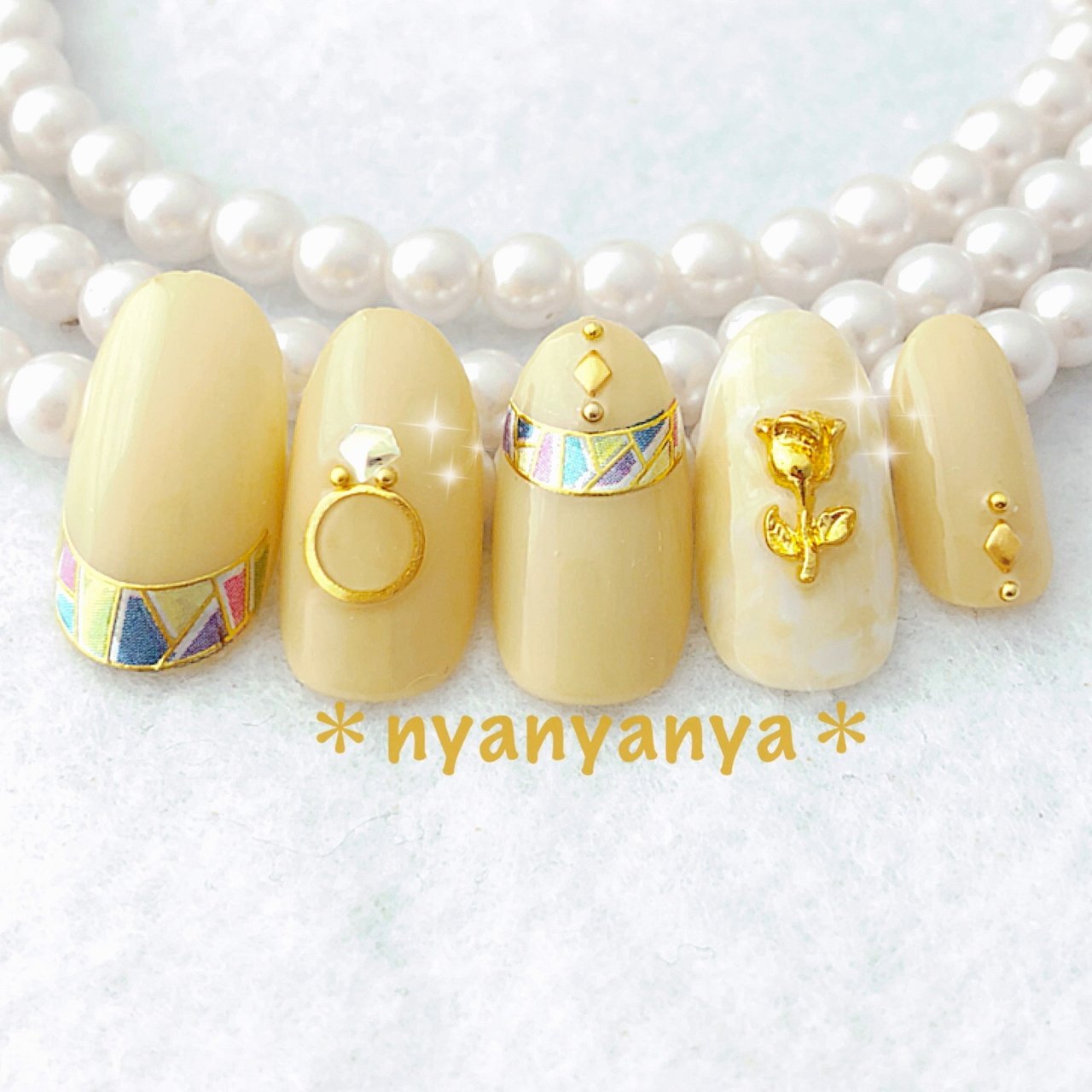 ブライダル パーティー デート 女子会 ハンド Nyanyanyaのネイルデザイン No ネイルブック