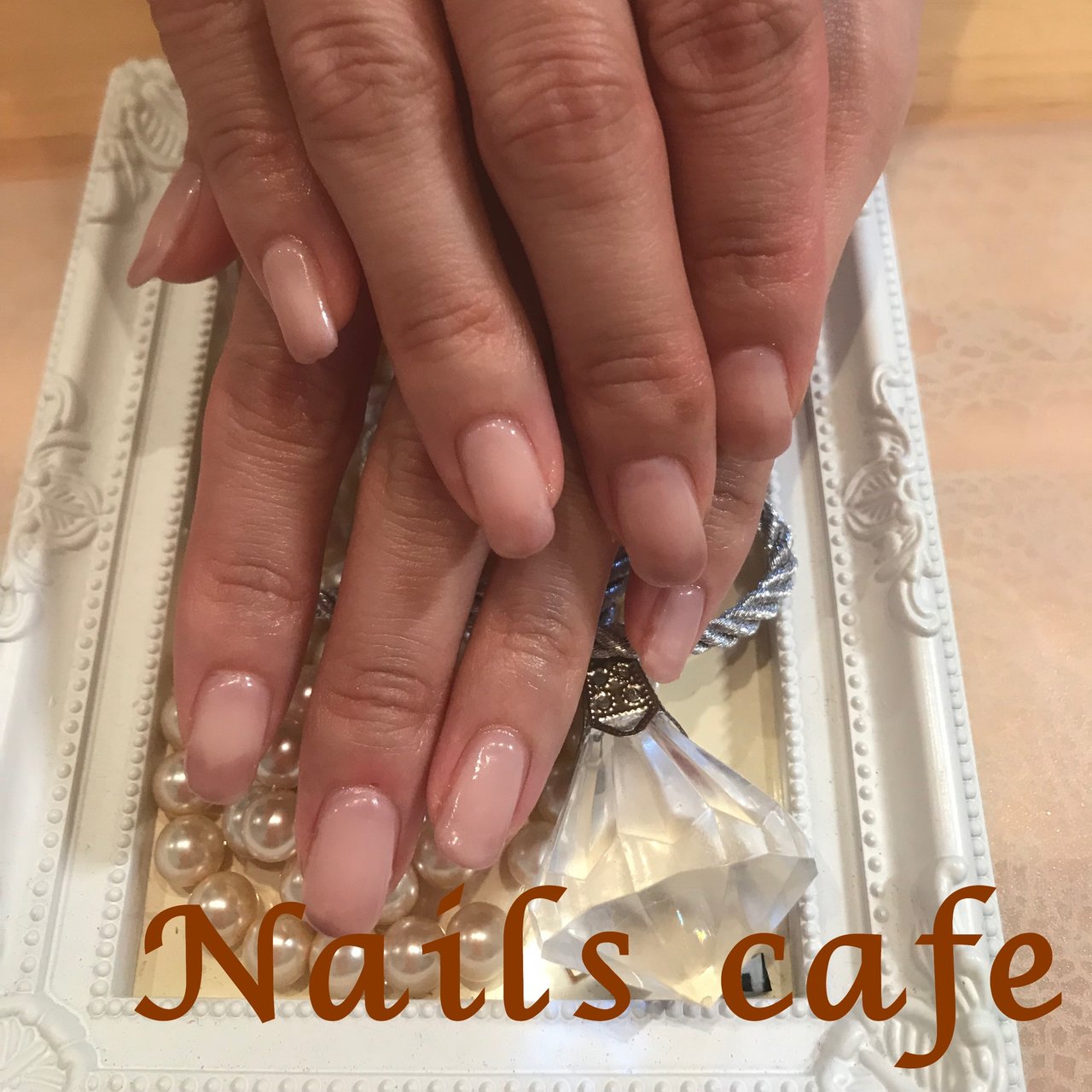 ハンド ワンカラー クリア ジェル お客様 Nails Cafeのネイルデザイン No ネイルブック