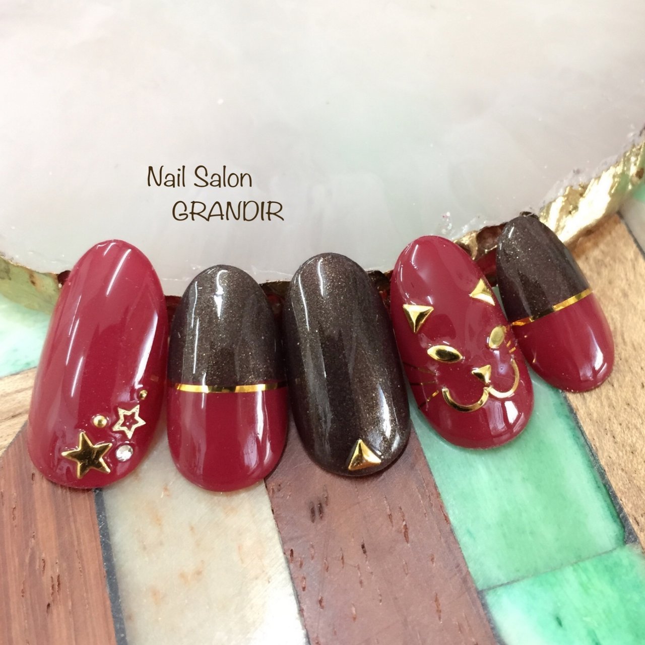秋 冬 パーティー デート ハンド Nail Grandirのネイルデザイン No ネイルブック