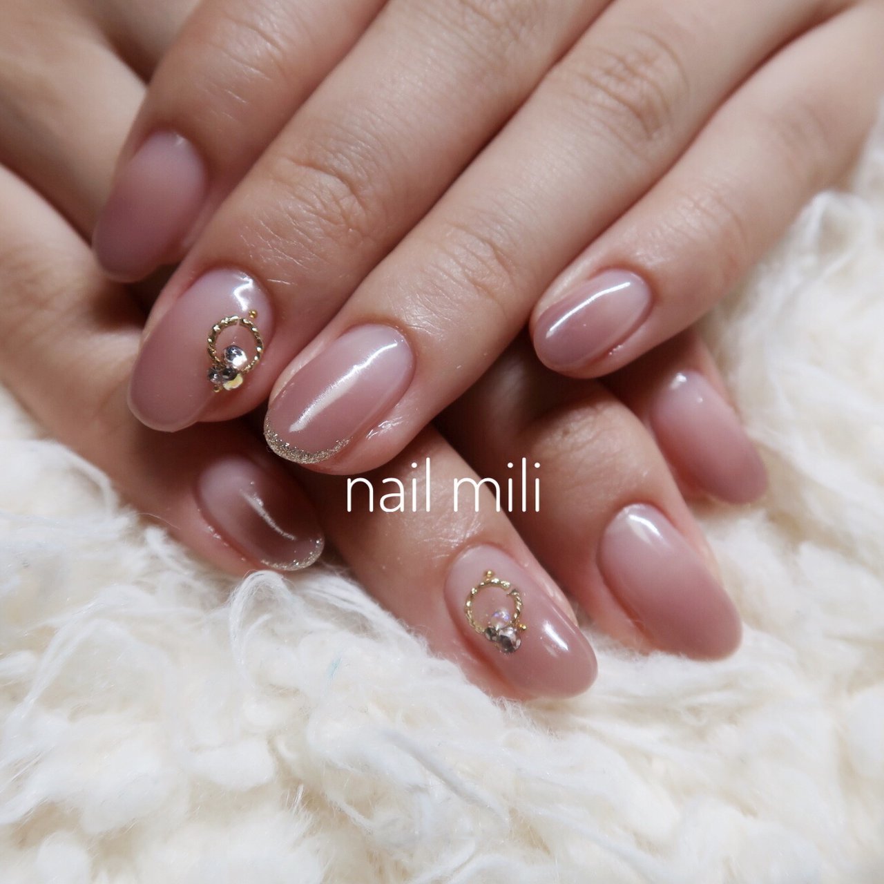 オールシーズン オフィス パーティー デート ハンド Nail Miliのネイルデザイン No ネイルブック