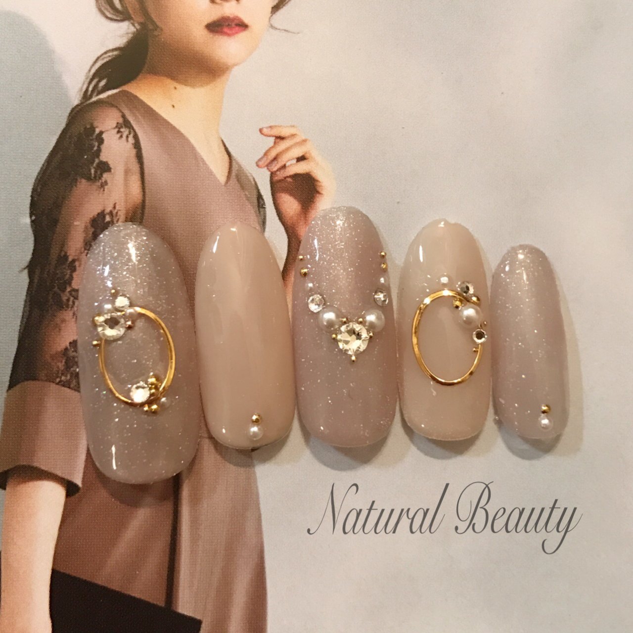 オールシーズン ブライダル パーティー デート ハンド Naturalbeautyのネイルデザイン No ネイルブック