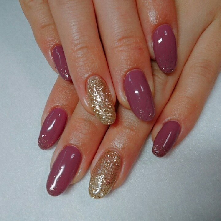 秋 冬 ハンド シンプル ラメ Cheri Nail Keikoのネイルデザイン No ネイルブック