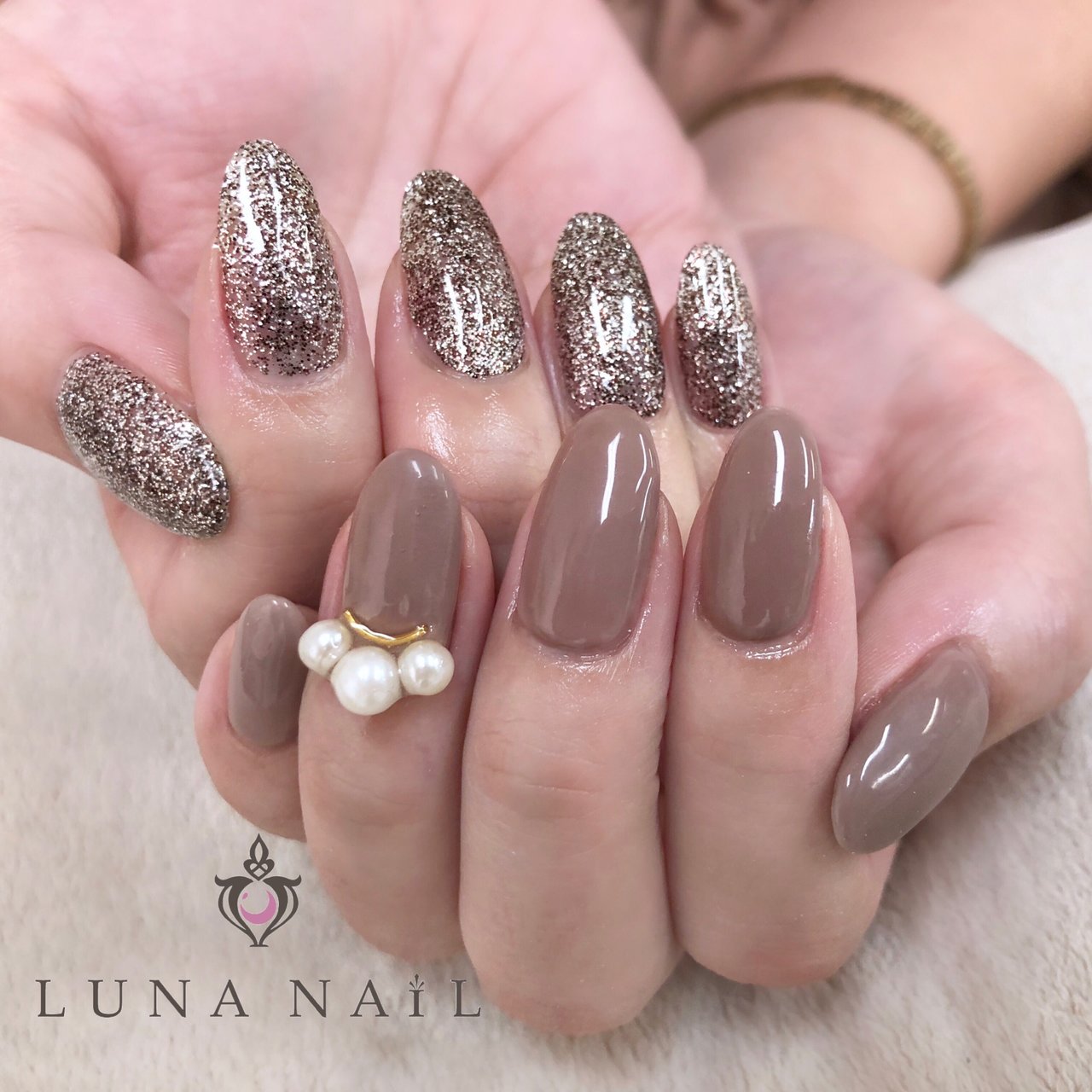 秋 冬 バレンタイン ハンド シンプル Luna Nail のネイルデザイン No ネイルブック