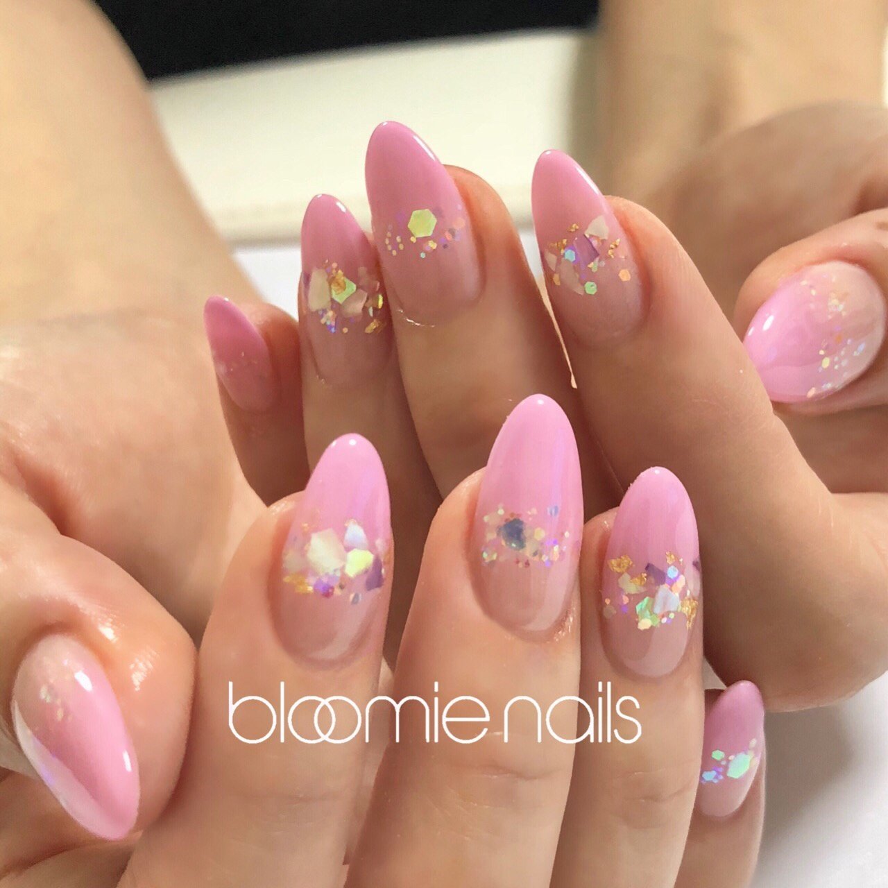 オールシーズン バレンタイン オフィス デート ハンド Bloomie Nails