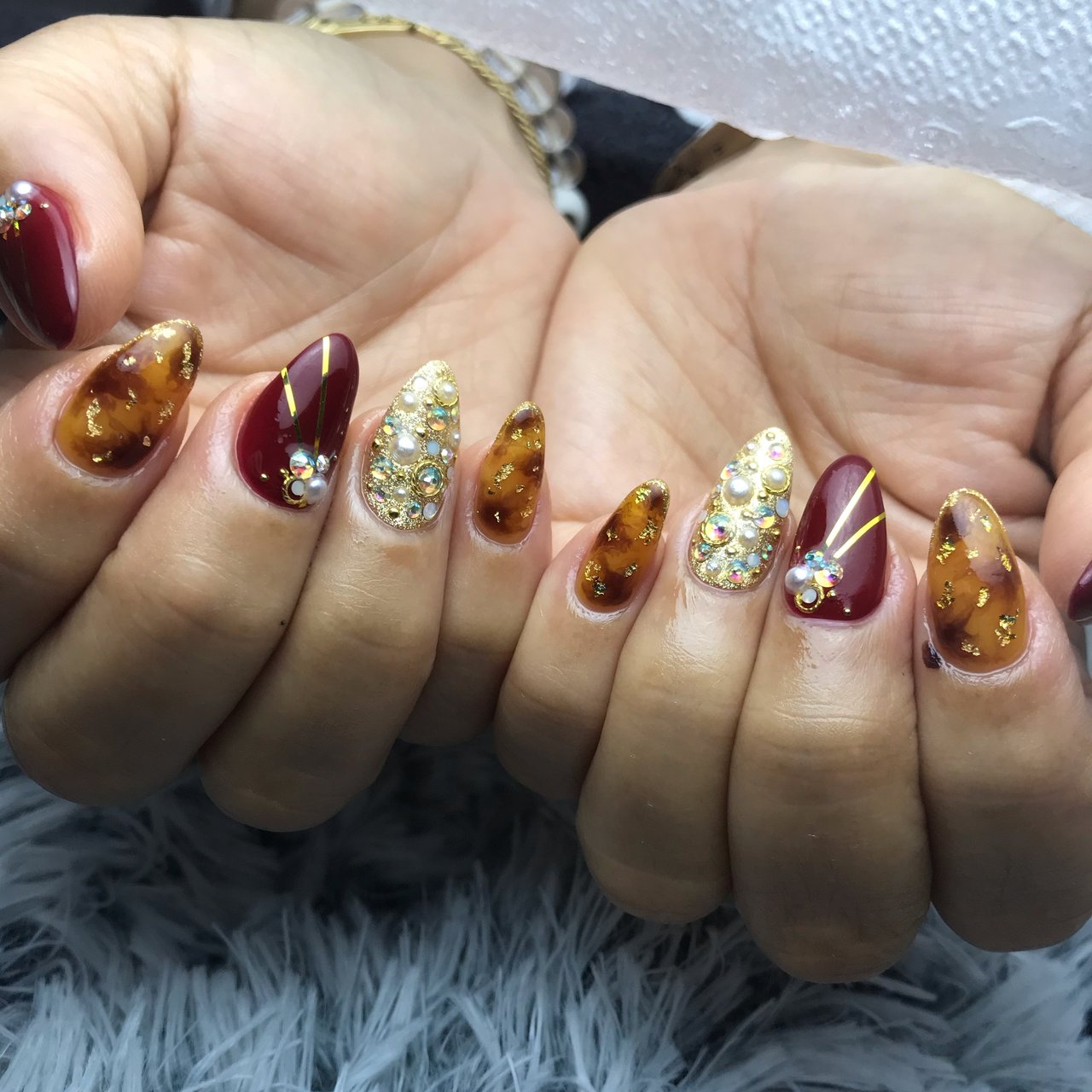 秋 冬 ハンド ラメ ワンカラー Nail Glitter ネイルグリッターのネイルデザイン No ネイルブック