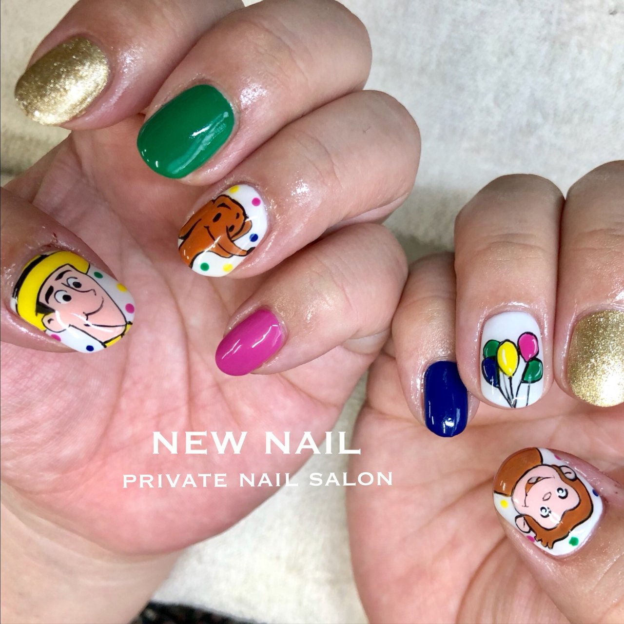 オールシーズン ハロウィン パーティー ワンカラー キャラクター New Nailのネイルデザイン No ネイルブック