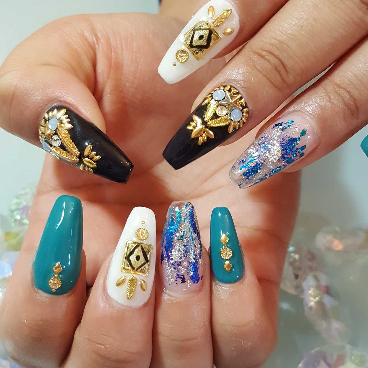 夏 オールシーズン リゾート ライブ ハンド Lilasnail Ayaのネイルデザイン No ネイルブック