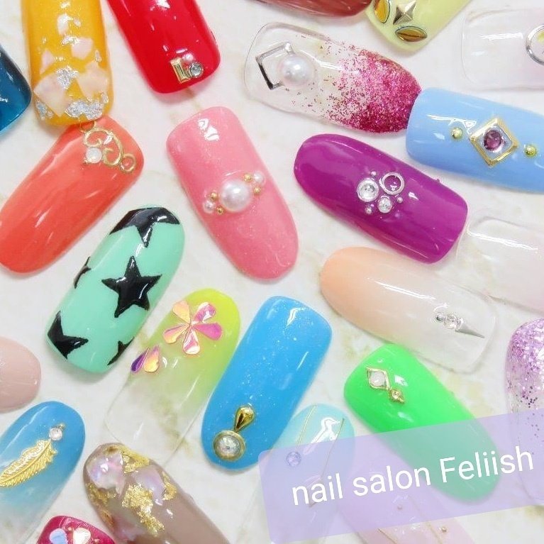 オールシーズン ハンド シンプル グラデーション ラメ Nail Salon Feliishのネイルデザイン No ネイルブック