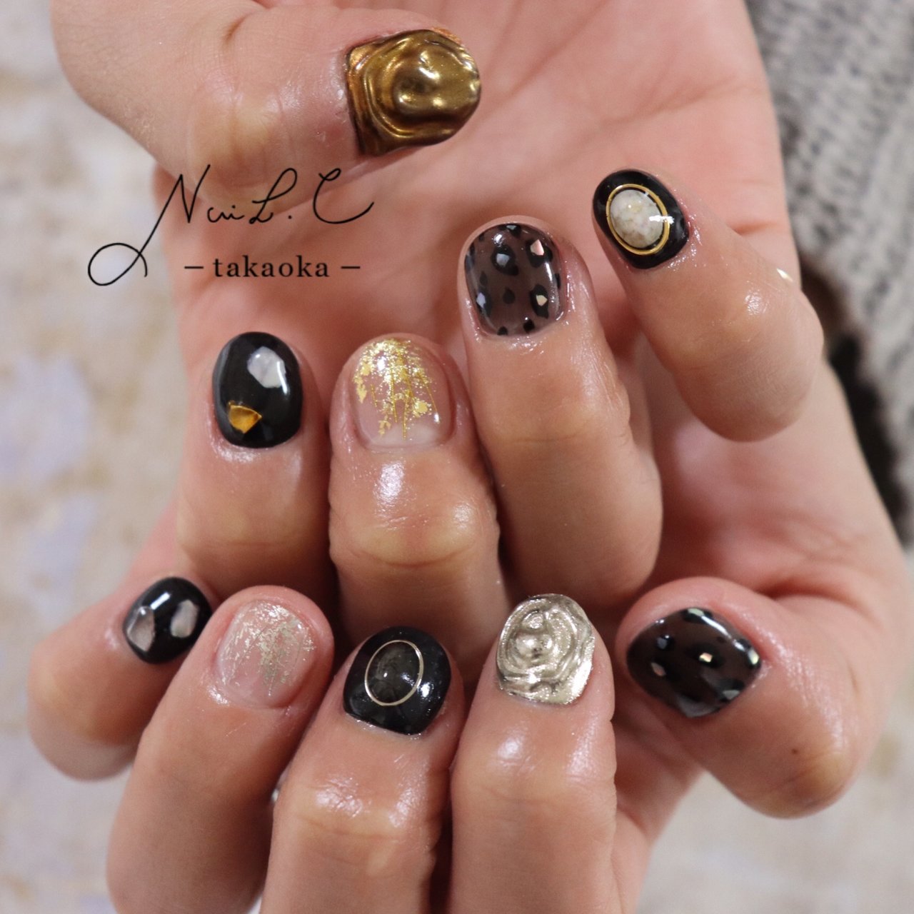 秋 冬 ライブ パーティー ハンド Nail C Takaokaのネイルデザイン No ネイルブック