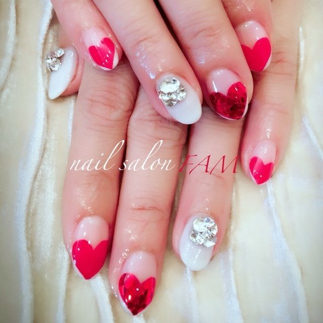 夏 オールシーズン バレンタイン ブライダル ハンド 大原麻弥のネイルデザイン No ネイルブック