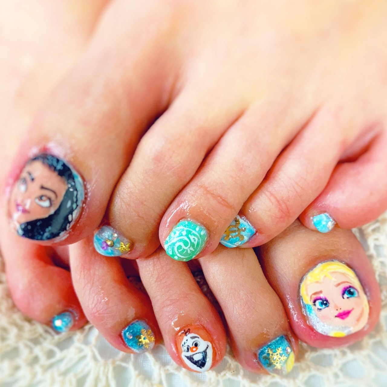 夏 秋 オールシーズン リゾート フット ひじきのネイルデザイン No 367 ネイルブック