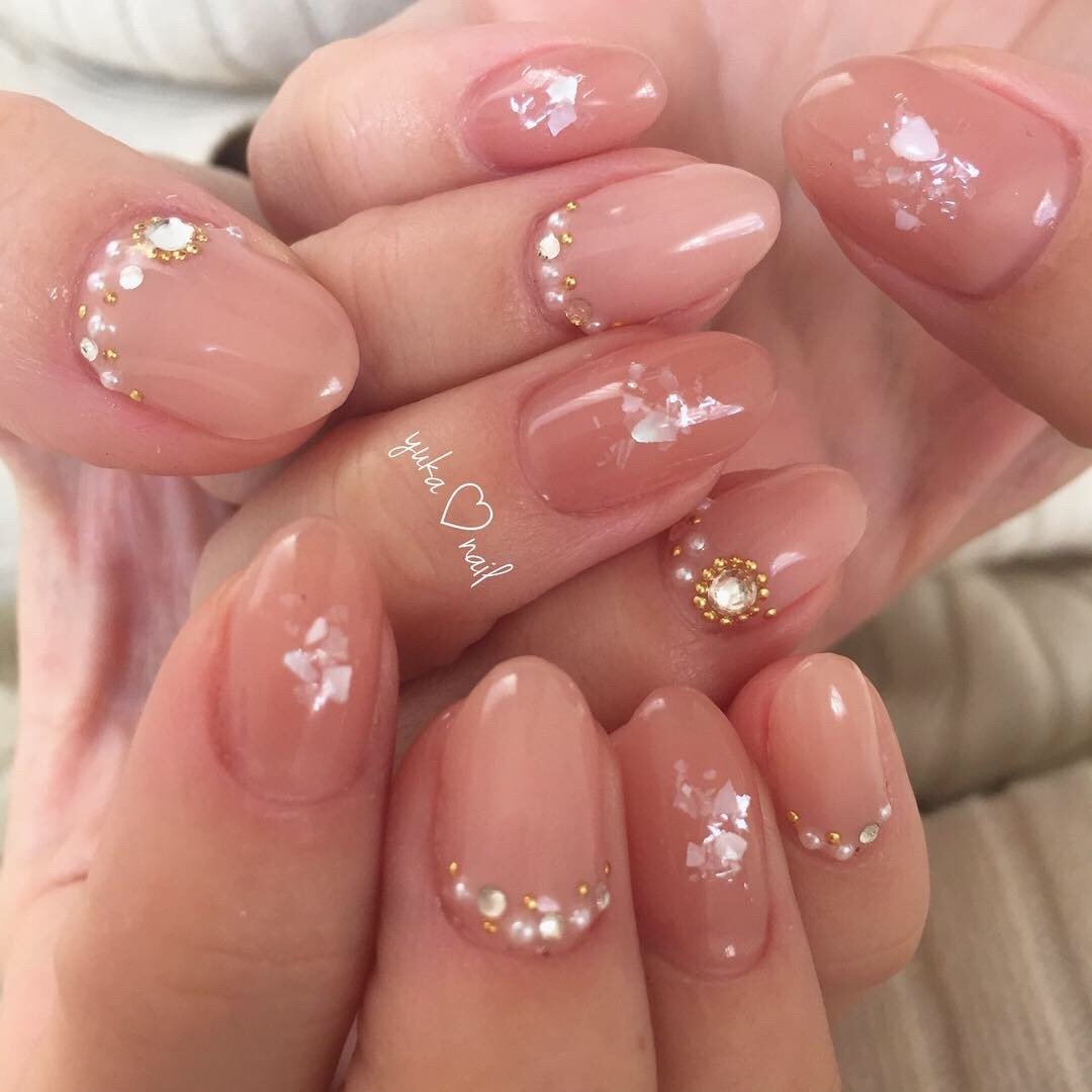 オールシーズン 入学式 オフィス ブライダル Yuka Nailのネイルデザイン No ネイルブック