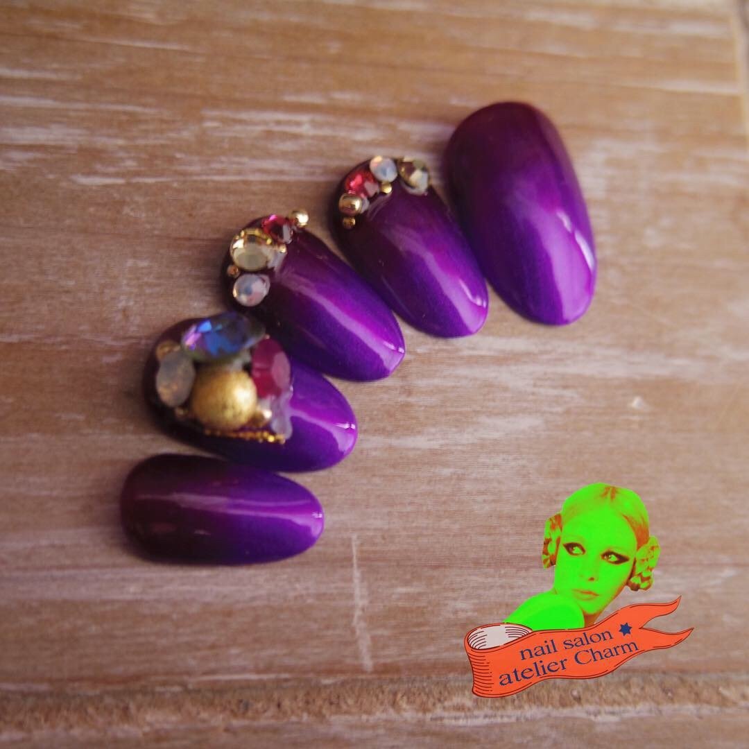 秋 冬 ハロウィン パーティー ハンド アトリエチャーム Momoのネイルデザイン No ネイルブック