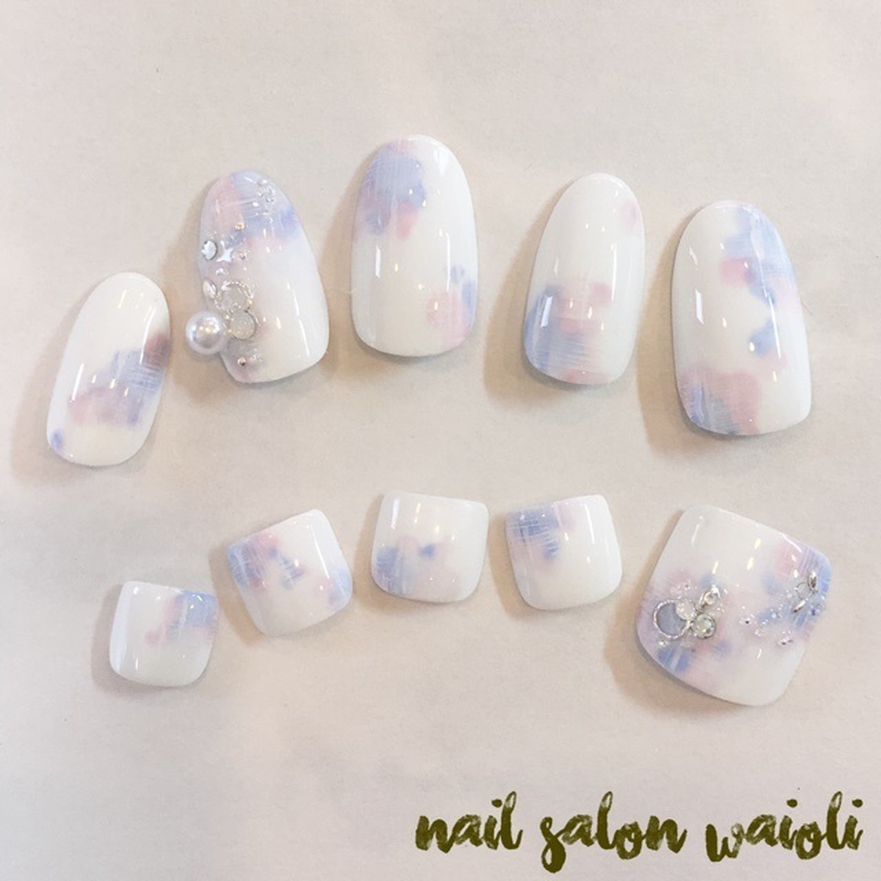 夏 梅雨 海 デート ハンド Yuiのネイルデザイン No ネイルブック