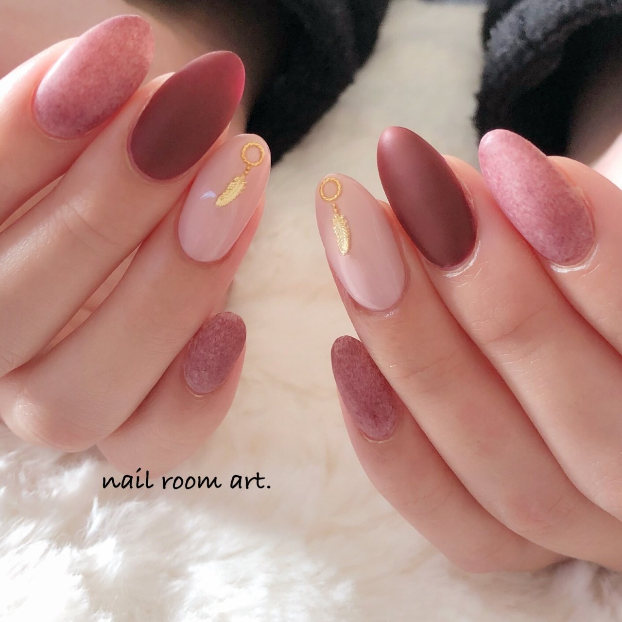 冬 クリスマス オフィス 女子会 ハンド Nail Room Art のネイルデザイン No ネイルブック