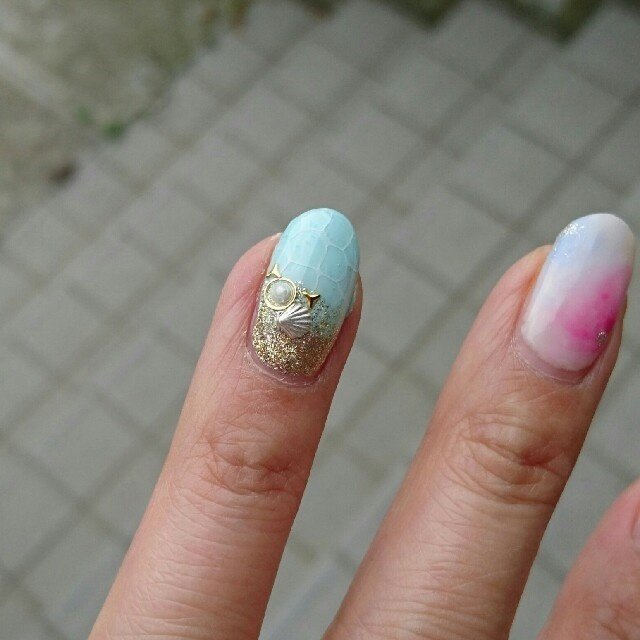 夏 海 リゾート デート ハンド ８ともか８のネイルデザイン No ネイルブック