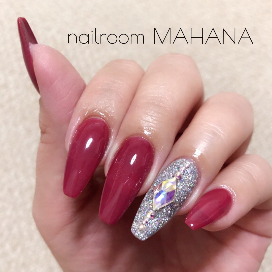 秋 冬 ハンド シンプル ワンカラー Nailroom8mahanaのネイルデザイン No ネイルブック