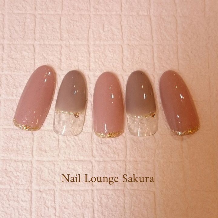 冬 オールシーズン クリスマス ブライダル シンプル Nail Lounge Sakuraのネイルデザイン No ネイルブック