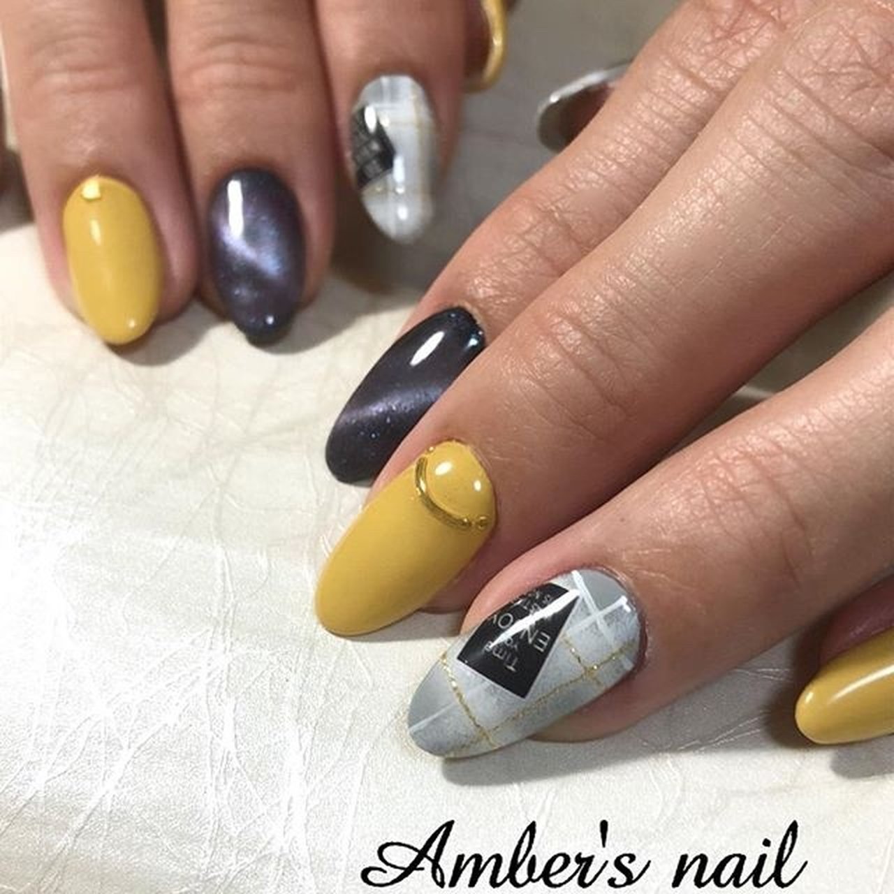 秋 冬 デート 女子会 ハンド Amber S Nail アンバーズネイルのネイルデザイン No ネイルブック