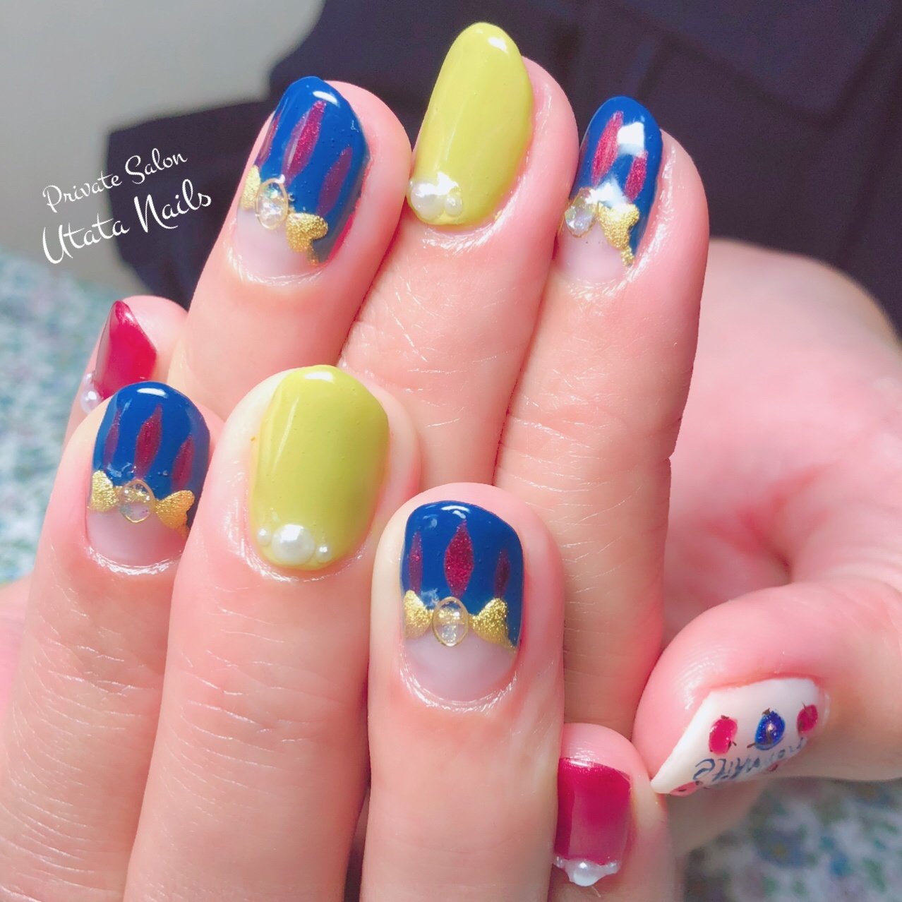 オールシーズン 旅行 リゾート フレンチ ワンカラー Utata Nailのネイルデザイン No ネイルブック