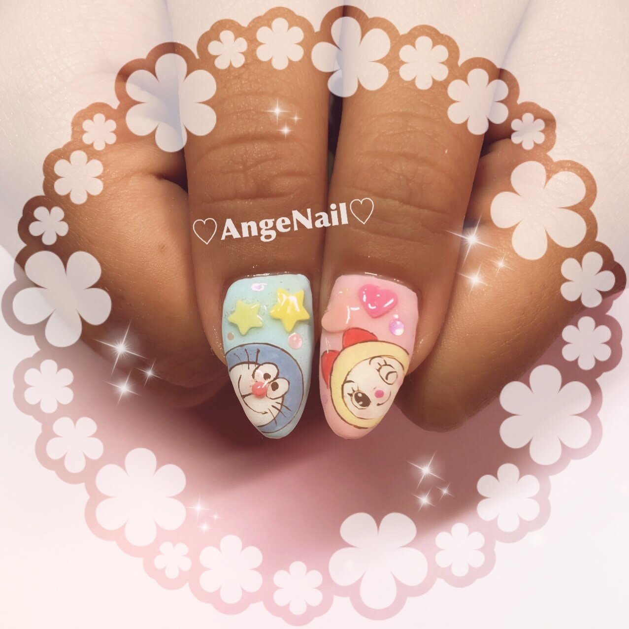 ハンド 3d パステル カラフル Angenailのネイルデザイン No ネイルブック