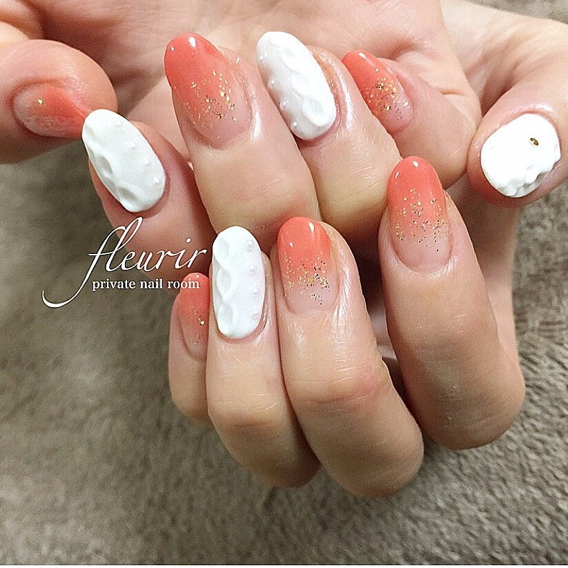 秋 冬 オールシーズン ハンド グラデーション Nailsakiのネイルデザイン No ネイルブック