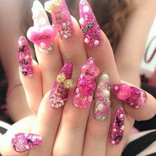 21年 新着順 お客様 ピンクスカルプネイルのネイルデザイン ネイルブック