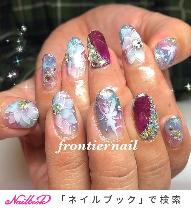 No158.ティンカーベル 妖精 エンジェル ネイルパーツ No158.ティンカーベル 妖精 エンジェル ネイルパーツ