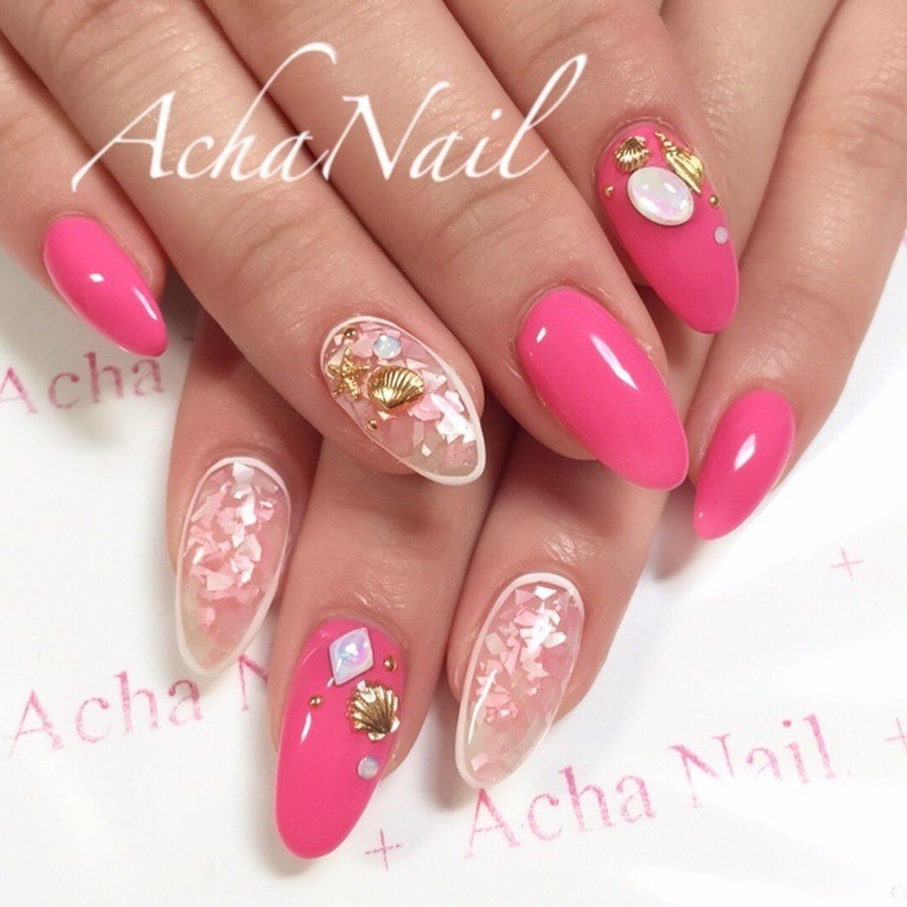 夏/海/リゾート/スポーツ/ハンド - AchaNail 池袋ネイルサロンのネイル