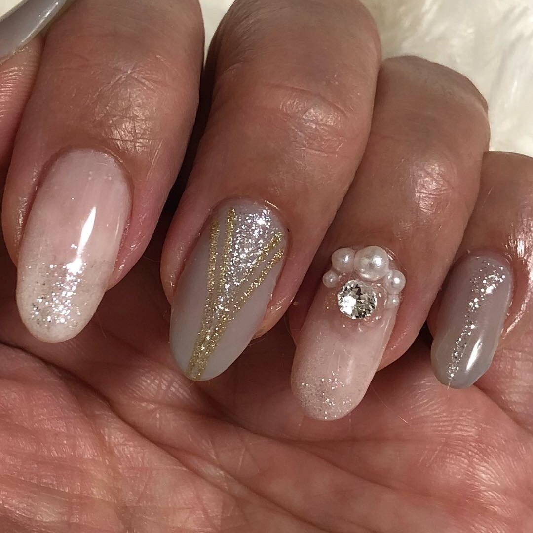 冬 クリスマス デート ハンド グラデーション Nailsalon Fleurのネイルデザイン No ネイルブック